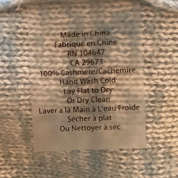 Kinross 4-ply Cashmere Ombré Cowl Neck Sweater in Reef Multi Blue Gray Turquoise - Picture 9 of 11